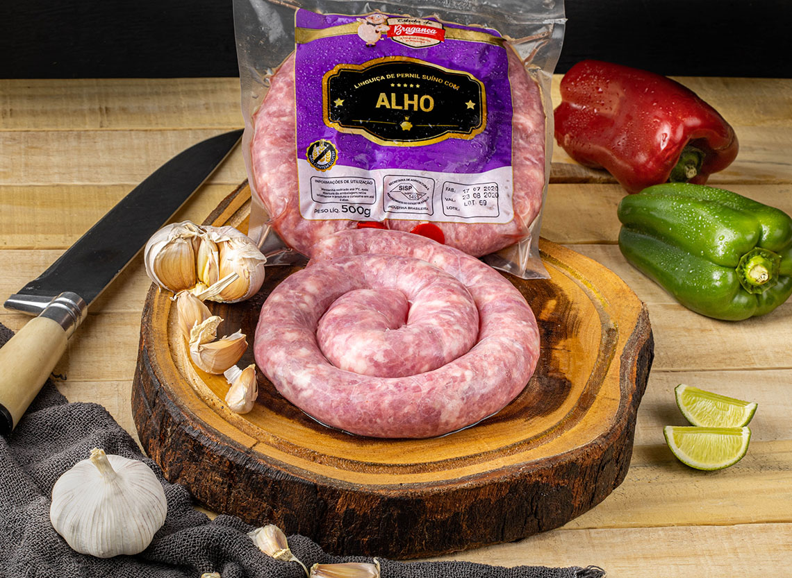 Linguiça de Pernil com Alho Resfriada 500g